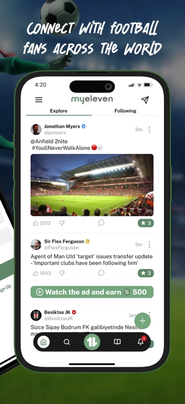 myeleven — Soccer Social screenshot 2